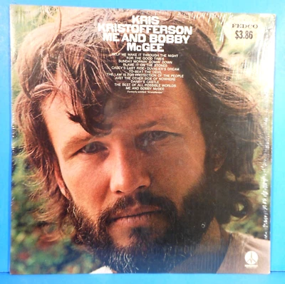 KRIS KRISTOFFERSON МЕНЯ И BOBBY MCGEE 1970 RE ' 71 УСАДКА ХОРОШЕЕ СОСТОЯНИЕ VG/VG++C - Изображение 1 из 4