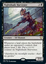 Magic the Gathering (mtg): CMR: Nightshade Harvester - Foil - Rare