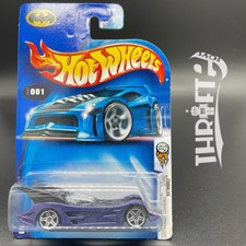 2004 Hot Wheels #1 First Editions 1/100 BATMOBILE Purple w/Black Base Variation