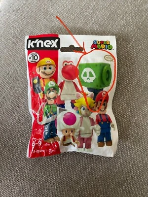 Super Mario K'NEX Series 10 Canon Box Luigi Blind Bag - SEALED - Image 1 of 3