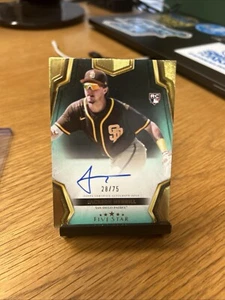 Topps Five Star Jackson Merrill Auto 2024/75 Aqua Rookie RC #FSA-JME Padres - Imagen 1 de 2