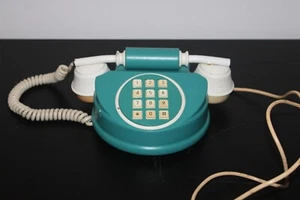 Telefono Vintage Sitel Anni '80 - Colore Verde Turchese - Zdjęcie 1 z 24