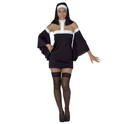 Ciao Costume Suora Monaca Sexy Burlesque Donna Taglia Unica - Immagine 1 di 4