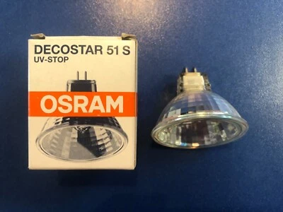 Osram Halogen Lamp Decostar 51 S 12V 65W GU5.3 10° 44880 SP Made in Germany! - Image 1 of 4