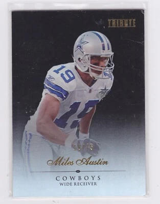 2010 Topps Tribute - Black Parallel #16/75 - Miles Austin #29 - Image 1 of 2