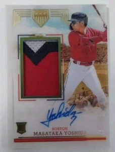2023 Panini America's Pastime #122 Masataka Yoshida RC Patch Auto 22/25 Red Sox - Picture 1 of 3