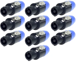 10x Speakon kompatibler Stecker 4-polig Boxenstecker Lautsprecherstecker 4-pol - Bild 1 von 3