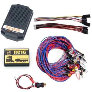 2in1 Sound Light System Group Kit 1/14 For Tamiya RC Truck SCAINA MAN 1/10 Car - Picture 1 of 24