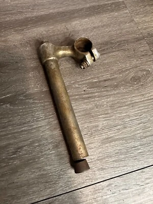 Vintage Cruiser Bike Quill Stem 22.1mm Chrome Steel Schwinn Hawthorne 25.4mm Bar - Image 1 of 4