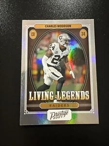 2024 - Prestige - Charles Woodson - Living Legends #LL-CWN - Oakland Raiders - Picture 1 of 2