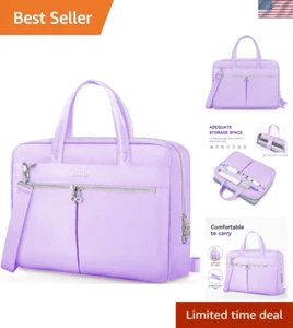 Laptop Bag Women Men Water-Resistant Slim Carrying Case for 15.6 16 Inch Laptops - Picture 1 of 9