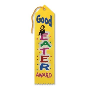 Beistle Good Eater Award Ribbon - Party Supply Decoration for Educational - Picture 1 of 1