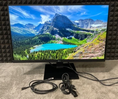 LG 27" LED LCD Monitor QHD 27BQ75QC-B with Webcam ✅❤️️✅❤️️ New! Open Box! - Image 1 of 4