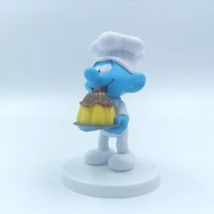 Sbabam Schlümpfe Jobs Serie (2019) - Bäckerschlumpf auf Sockel (7,5 cm / 3") und mehr - Bild 1 von 8