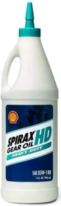 Aceite para engranajes de presión extrema de alta resistencia Shell Spirax HD 85W-140 - Estuche de 12 (1 qt) - Imagen 1 de 1