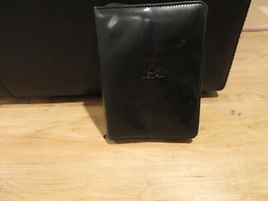 CIRCA 1998 - 2005 ACURA BLACK LEATHERETTE OWNERS MANUAL LOGO CASE - Bild 1 von 2