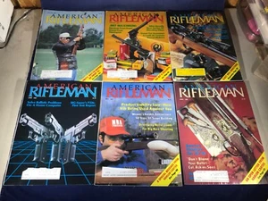 E2-20 AMERICAN RIFLEMAN MAGAZIN - 6 AUSGABEN LOT - JANUAR BIS JUNI 1983 - Bild 1 von 2