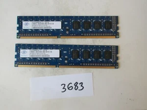 Nanya 2x2Gb=4Gb PC3-10600 1333Mhz DDR3 Desktop Memory RAM (3683) - Picture 1 of 2