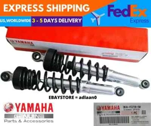 Yamaha RX135 RXK RXS RX115 Rear Absorber Shock Black Pair Genuine - Picture 1 of 6