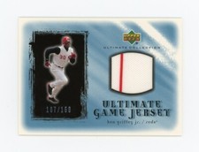 Ken Griffey Jr. 2001  Ultimate Collection "Game (w/Stripe) Jerseys" #U-KG S#/150