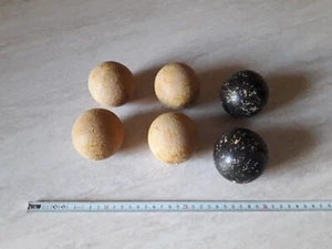 Bocce in legno anni 70 - 80 - Foto 1 di 6