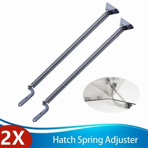 2X Stainless Steel Boat Hatch Support Spring for Lid Door Cover Window Adjuster - Picture 1 of 8
