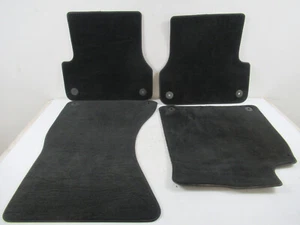 Audi A6 4G C7 11-18 4x Fussmatten schwarz Stoff Satz 4G1863691 - Picture 1 of 12