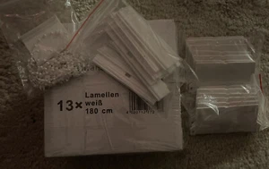 Lamellen Ersatz Weiß 8,9 X 180 cm - Bild 1 von 1