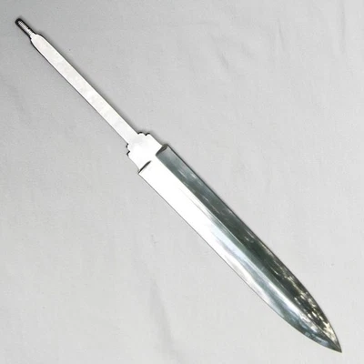 JAPAN-marked quality made 8-inch dagger blade unfinished knife blank; unused - Image 1 of 4