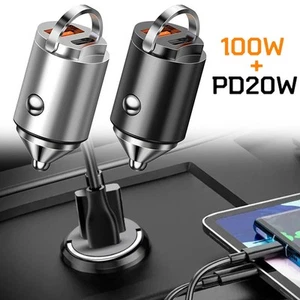 Chargeur Voiture Pièces Auto 1 Pièces Accessoires DC 12-24V (Entrée) Alliage - Photo 1 sur 36