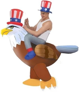 Inflatable Costumes for Adults, Air Blow up Suit Halloween Costumes, Eagle - Picture 1 of 6