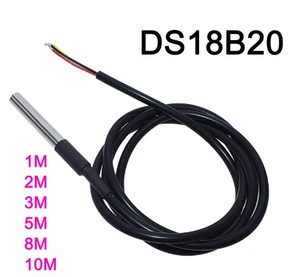 DS18B20 Waterproof Digital Probe Temperature Sensor Cable ThermometerThermal  - Picture 1 of 7