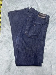 Armani Jeans J05 Men’s 34x32 Classic Wash Stretch Bootcut Regular Fit Preppy Blu - Picture 1 of 20