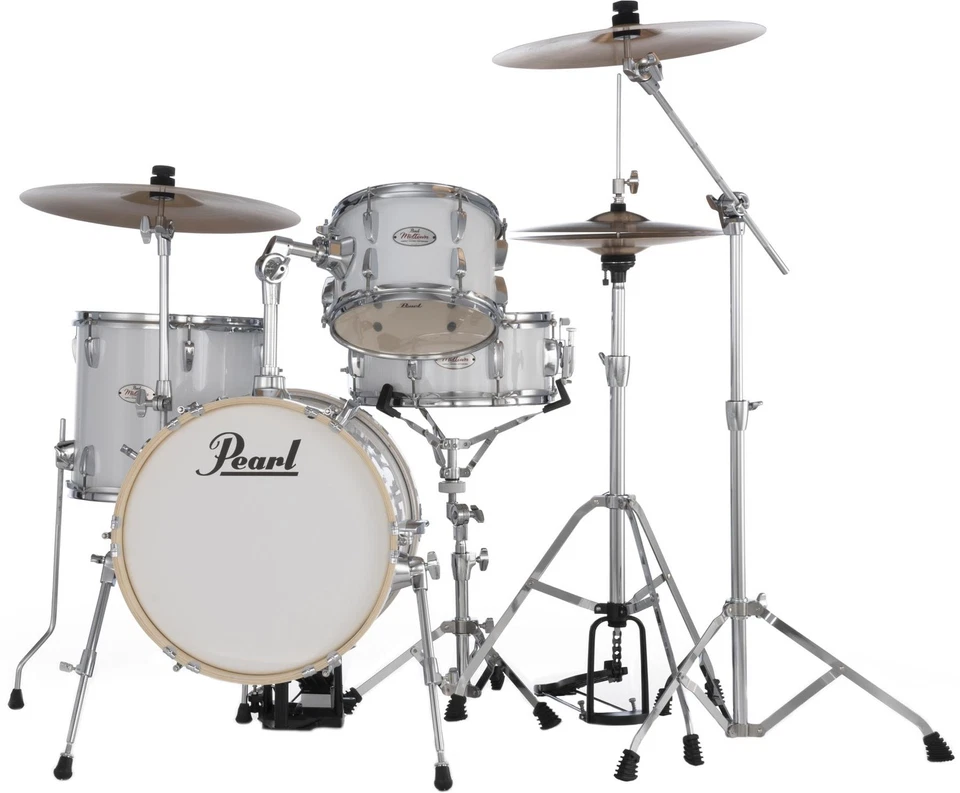 Pearl Midtown Series MT564C33 4-piece Drum Set with Hardware - Pure White