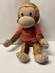 Kellytoy Curious George 16 Zoll Plüschtier Stofftier Affe rotes Shirt EUC H-1 - Bild 1 von 7