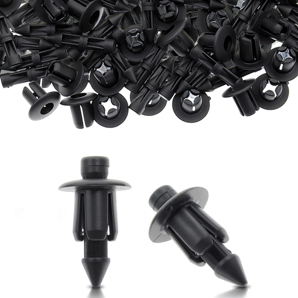 For Kawasaki Ninja ZX10 ZX10R ZX11 ZX12R Fender Fairing Clip Rivet Retainer 100X - Image 1 of 4