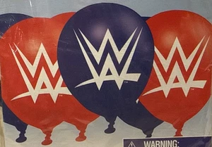 WWE World Wrestling Entertainment Birthday Party Balloons 12” Latex (6 Pack) NEW - Picture 1 of 3
