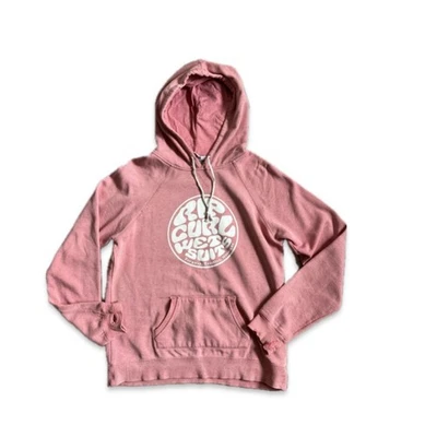 Rip Curl 2000’s Fleece Pink Hoodie, Woman’s Size Medium - Image 1 of 4
