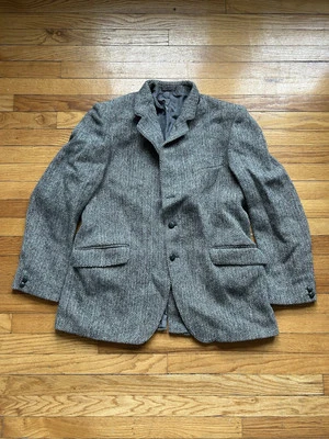 De colección Harris Tweed Hombres 44? Blazer abrigo deportivo 100 % lana escocesa espiga Foto 1 de 4