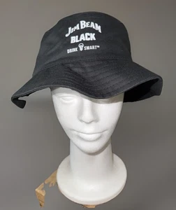 Jim Beam Fischerhut schwarz. Neu. Kostenloser Versand USA Baumwolle - Bild 1 von 4