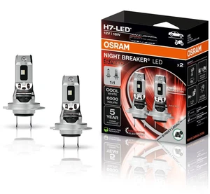 2 pz OSRAM H7 INTERRUTTORE NOTTURNO LED VELOCITÀ 6000K StVZO-Conforme - Foto 1 di 4