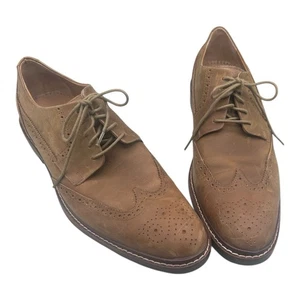 Scarpe Cole Haan da uomo taglia 11 marrone punta alare Oxford in pelle Grand OS C24012 - Foto 1 di 10