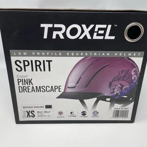 Troxel Spirit Pink Dreamscape Low Profile Reithelm Größe XS 04-538XS - Bild 1 von 8