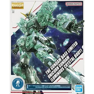 MG 1/100 Gundam Base Limited Unicorn Gundam Luminous Crystal Body Model Kit - Picture 1 of 3
