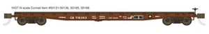 Wheels of Time 50133 N Conrail 53' 6" Welded Fish Belly Flatcar #715410 - Picture 1 of 1