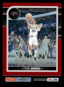 2024-25 Hoops Premium #83 Tre Jones Red Prizm #d /99! SPURS - Picture 1 of 2