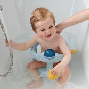 Swivel Bath Seat, 6-12 Months, Max. 10 Kg, Child Bath Support Seat Color Blue - Picture 1 of 12