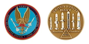 Navy China Lake NAWS Challenge Coin - Picture 1 of 1