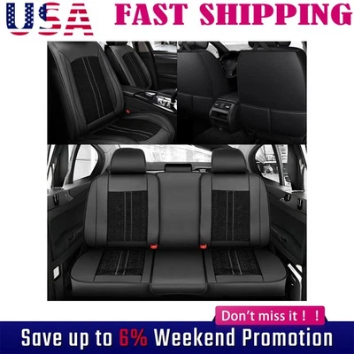 Juego completo de funda de asiento de coche de cuero para Toyota RAV4 5 asientos delanteros + traseros Knkktrkipyuj Foto 1 de 4