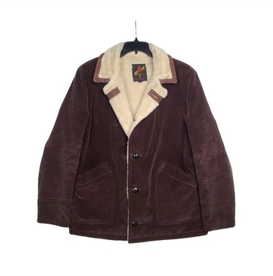 Abrigo de Colección Montgomery Ward Pana Sherpa Forrado Granero Yellowstone Rancher Talla 42 Foto 1 de 4